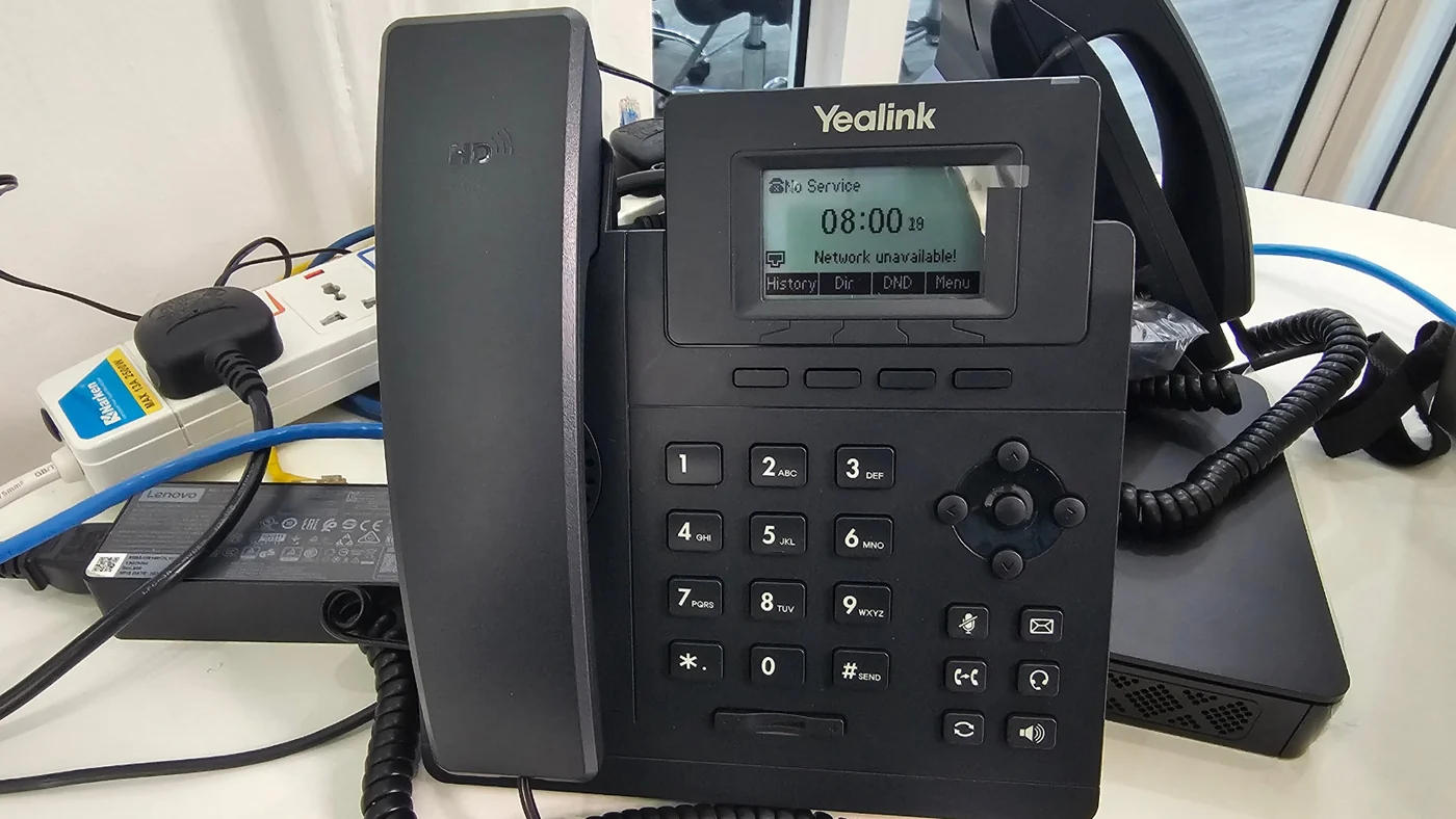 Cloud PBX customer setup with office IP phones